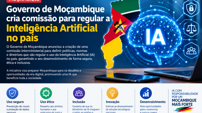 Governo de Moçambique cria comissão para regular a Inteligência Artificial no país