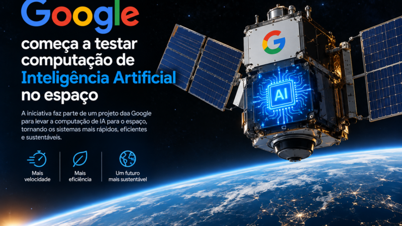 Google começa a testar computação de Inteligência Artificial no espaço