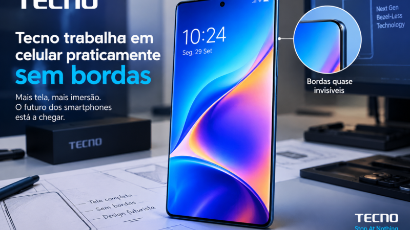 Tecno mostra em Berlim um telemóvel praticamente sem bordas