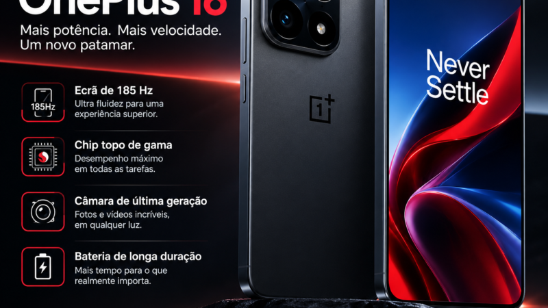 OnePlus 16 será lançado a 12 de outubro com ecrã de 185 Hz e chip topo de gama